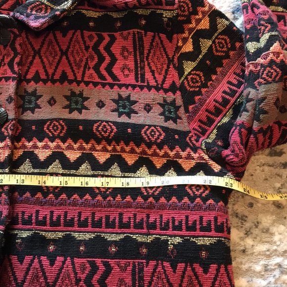 Chico’s Design Vintage 100% Cotton Tapestry Coat L - Picture 6 of 7